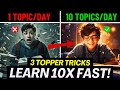 3 topper tricks to learn 10x faster  study motivation  motivation quoteshala