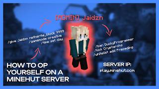 How to OP Yourself On A Minehut Server! (2026)