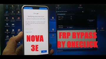 HUAWEI NOVA 3E/P20 LITE ONECLICK BYPASS FRP ONLY 4 MIN / NOVA3E GOOGLE ACCOUNT BYPASS