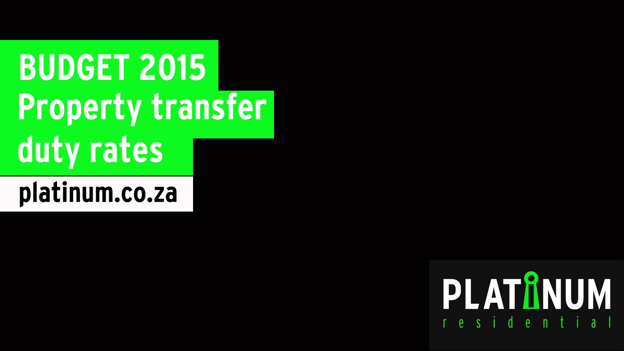 2015 Property Transfer duties YouTube
