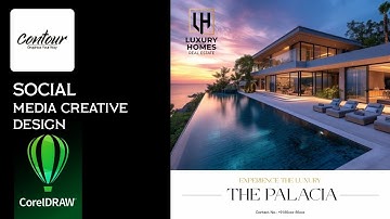 Social Media Creative Design | CorelDRAW 2021 tutorial | Contour Graphics