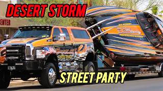 Desert Storm 2026 Street Party - Boats, Vendors & Crowds Take Over Main Street Lake Havasu