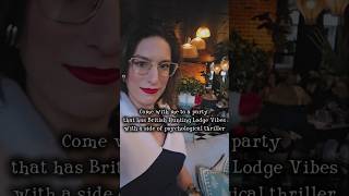 A party with Tim Burton. Mary Shelley and Lord Byron #timburton #psychologicalthriller #huntingcamp