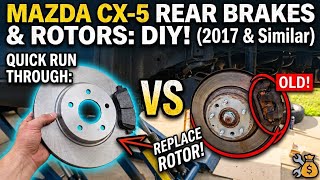 Mazda CX5 Rear Brake Pads and Rotors Replacement Change 2017 and Others Similar  Quick View