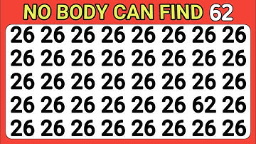 TEST YOUR OBSERVATION SKILLS | NUMBER AND LETTER EDITION | ODDITY QUIZ