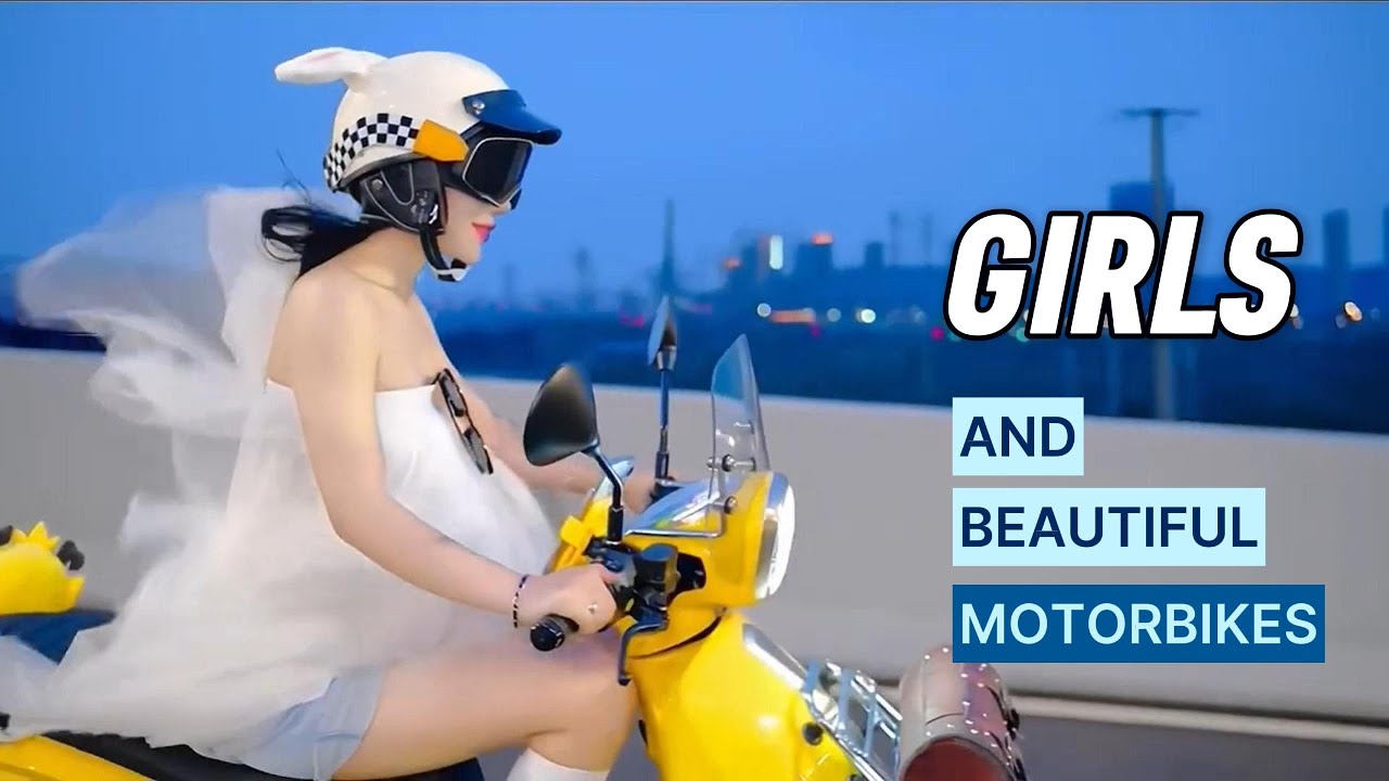 Biker Girl Rider Highlights | Strong, Stylish, and Powerful Women ...