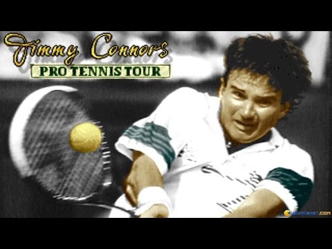 Jimmi Connors pro Tennis Tour gameplay (PC Game, 1991)