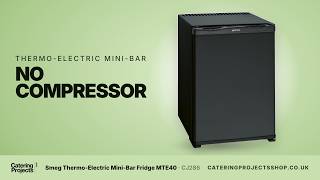 Smeg Thermo-Electric Mini-Bar Fridge MTE40 | CJ286 | 40Ltr Silent | Catering Projects Shop