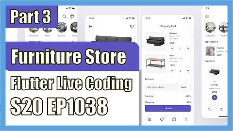[Flutter] Flutter Live Coding EP1038 (Furniture Store App Part 3) | riverpod