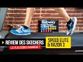 Test skechers speed elite plaque carbone  skechers razor 3