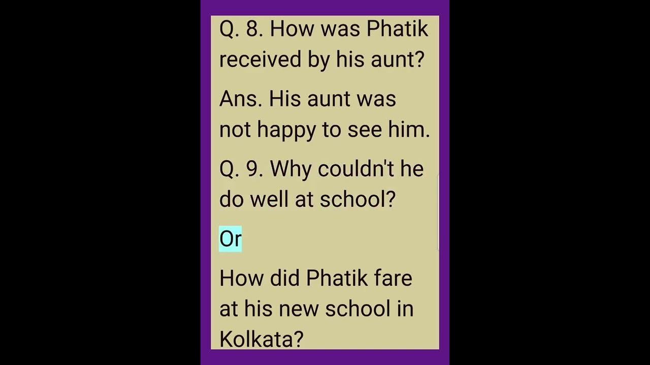 Homecoming By Rabindranath Tagore Question Answers THE HOMECOMING-RABINDRANATH TAGORE Questions and Answers Compsary