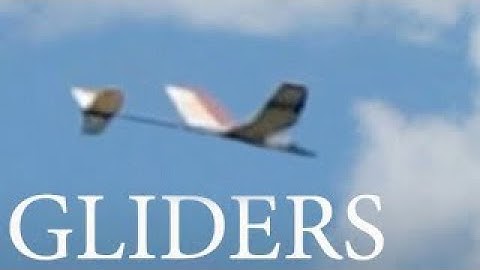 3 Glider Flights - Tip Launch & Catapult Launch Gliders - Free Plans