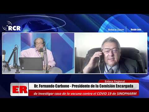 ENTREVISTA A FERNANDO CARBONE, PRESIDENTE DE LA COMISIÓN QUE  INVESTIGARÁ CASO DE LA VACUNA CHINA
