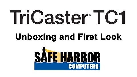 NewTek TriCaster TC1 - Unboxing and First Look