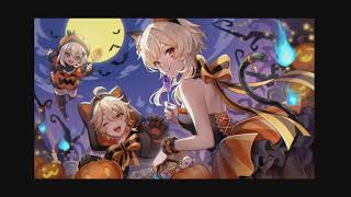 going trick or treating with your favorite genshin impact character | a playlist