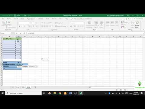 ভিডিও: কিভাবে আপনি Excel এ CV গণনা করবেন?