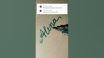 "Alina"beautiful name in cursive handwriting!! by Iwrite