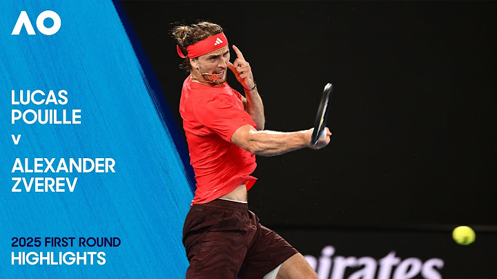 Lucas Pouille v Alexander Zverev Highlights | Australian Open 2025 First Round