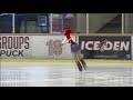 Lilli  Ice Skating - When Somebody Loved Me - Jesse Toy Story - Pre Prelimary Dra