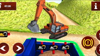 Offroad Heavy Excavator Driving - Road Construction Simulator 2020 - Android Gameplay screenshot 2