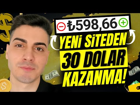 SADECE 8 DAKİKADA $30 KAZANDIĞIM YENİ SİTE! 💰- İnternetten Para Kazanma Yolları 2023 (Dolar Kazanma)