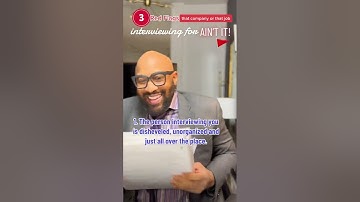 3 Red Flags in a Job Interview
