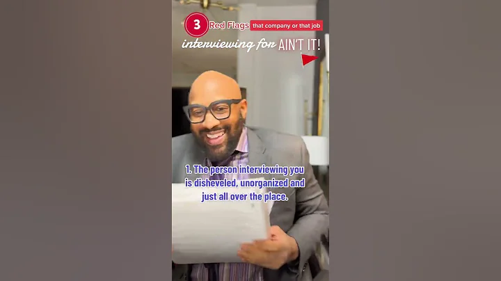 3 Red Flags in a Job Interview