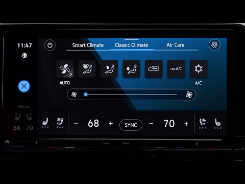 Touchscreen Climate Controls