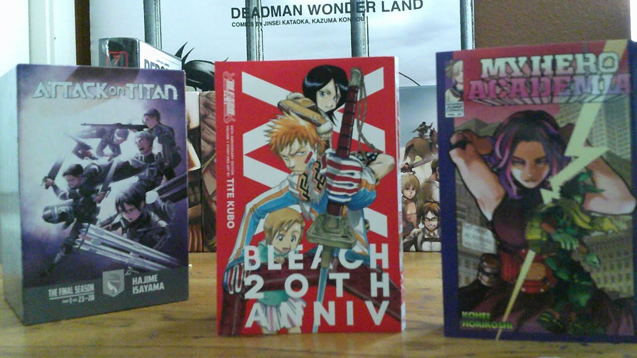 Bleach 20th Anniversary Edition! Attack On Titan & My Hero