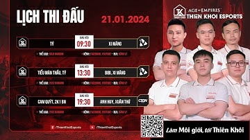 [Trực Tiếp] Thiên KhôI_Tý vs Xi Măng | Solo Random | BLV DũngVT | 21/01/2024