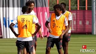 Sadio Mane's first training session in FC BAYERN MUNICH