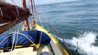 Ivan Godley sailing.