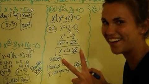 Alg2 Ch7.5 Part 1: Roots and Zeros