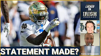 Notre Dame Football Made a Statement in Beatdown Over Arkansas