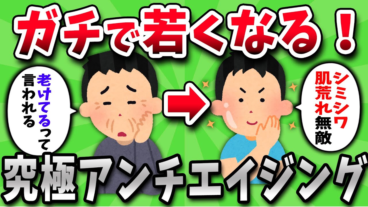 【2ch有益スレ】老化しない！ガチで効果がある「アンチエイジング」挙げてけｗｗｗ【ゆっくり解説】