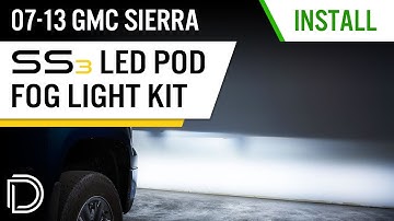How to Install SS3 Fog Light Kit for 2007-2013 GMC Sierra | Diode Dynamics