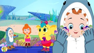 baby shark finger family sing along fun dance activity learning