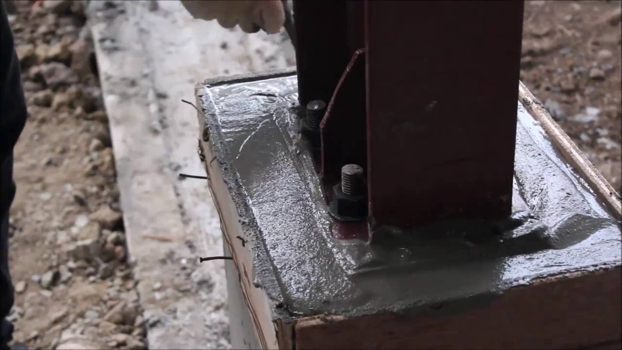 NON SHRINK GROUT POWERBOND PRO 378 YouTube