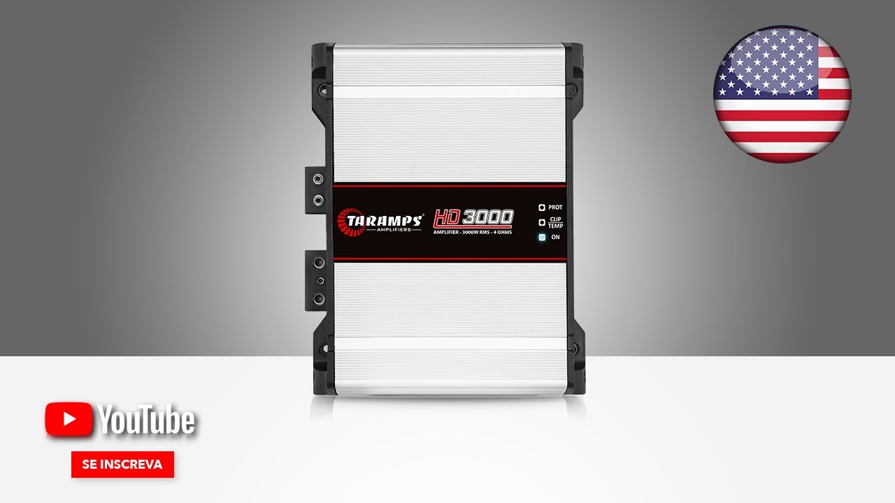 Module Amplifier Taramps HD 3000 3000 watts RMS Taramps Group YouTube