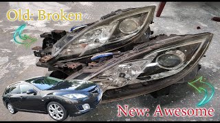 : 2010 Mazda 6 Front Headlight Replacement