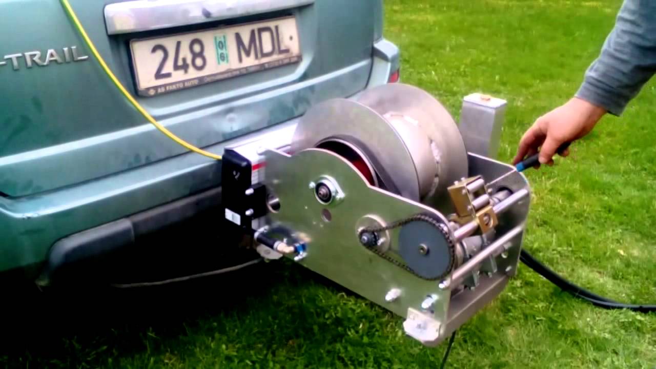 Payout winch installation YouTube
