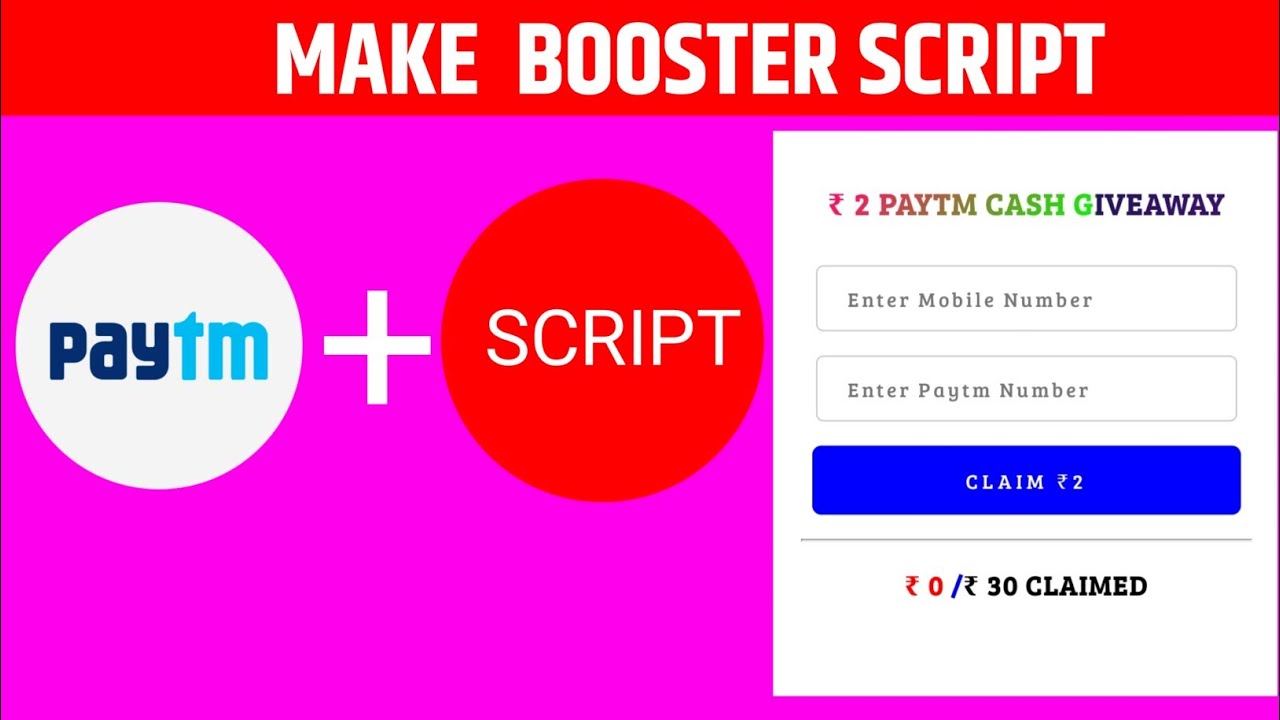 🥳 How To Earn ₹500 🔥| How To Make Booster Script | How To Make Refer Script | How To Make Script