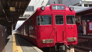 ［出帳運用‼️］名鉄6000系三河ワンマン車 6015f(普通岩倉行き）新安城駅 発車‼️