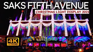 ✨ Saks Fifth Avenue Christmas Light Show 2021 ✨