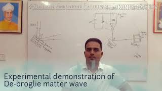 Davisson and Germer Experiment of Electron Diffraction