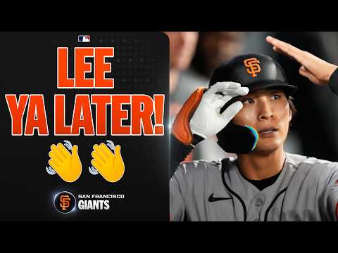 Jung Hoo Lee LAUNCHES his 10th HOMER of the season for the Giants! 🔥💪 | MLB Highlights 공식 하이라이트 썸네일