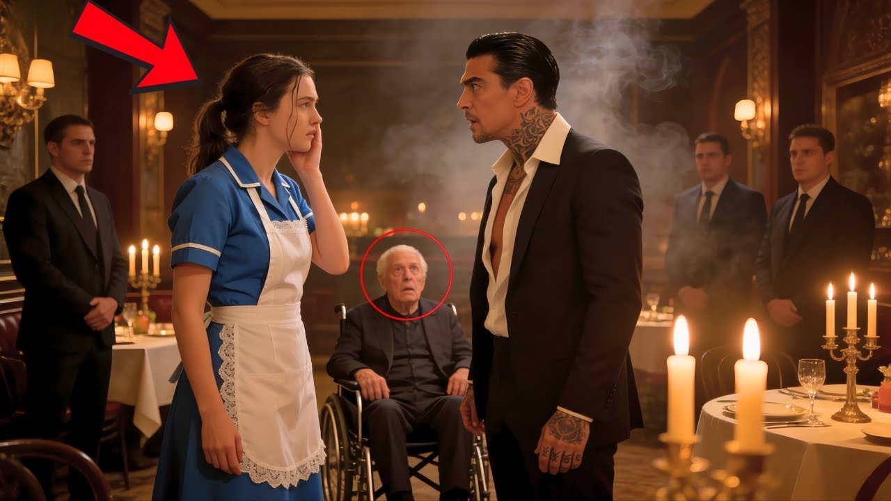 Nieśmiała Kelnerka Uderzona Przez Bandytę – Jej Starożytne Sycylijskie Słowa Zamroziły Całą Salę!