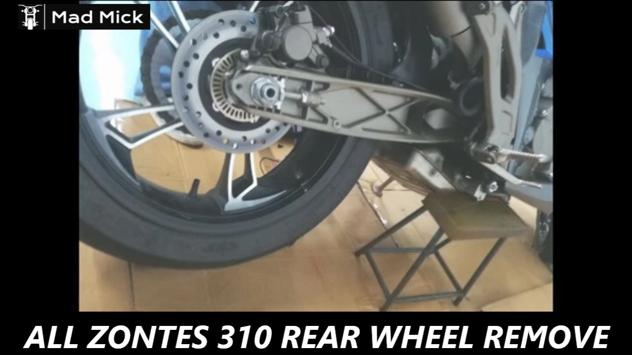 ALL ZONTES 310 REAR WHEEL REMOVAL PROCESS YouTube