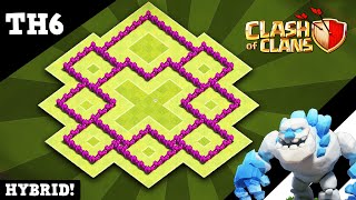 Th6 Trophy/Farming base with link 2020! | Town Hall 6 (Th6) Hybrid base with link 2020! screenshot 4