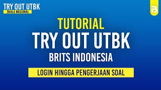 Tutorial Try Out UTBK BRITS Indonesia | Login Hingga Pengerjaan Soal screenshot 4